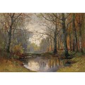РЕПРОДУКЦИИ НА КАРТИНИ Есенен горски пейзаж (1905)